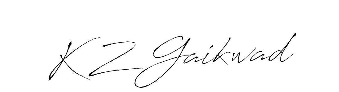 How to Draw K Z Gaikwad signature style? Antro_Vectra is a latest design signature styles for name K Z Gaikwad. K Z Gaikwad signature style 6 images and pictures png