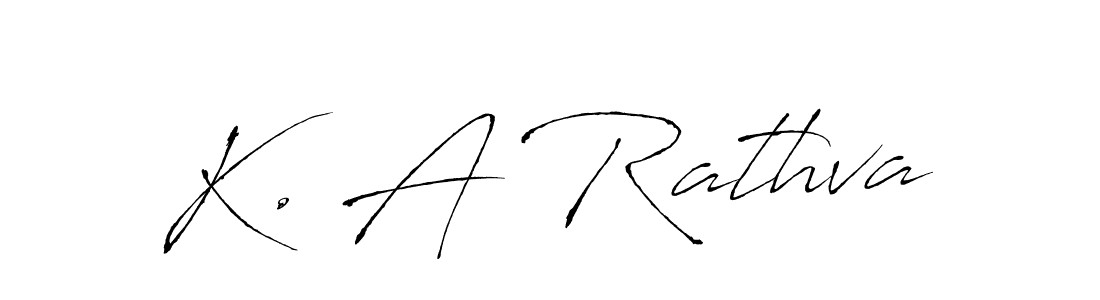 How to make K. A Rathva signature? Antro_Vectra is a professional autograph style. Create handwritten signature for K. A Rathva name. K. A Rathva signature style 6 images and pictures png