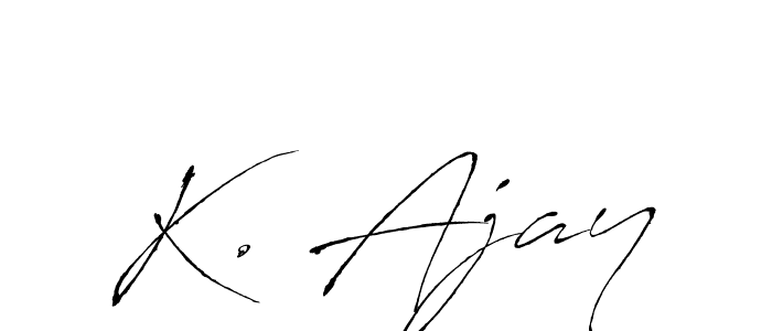 Here are the top 10 professional signature styles for the name K. Ajay. These are the best autograph styles you can use for your name. K. Ajay signature style 6 images and pictures png