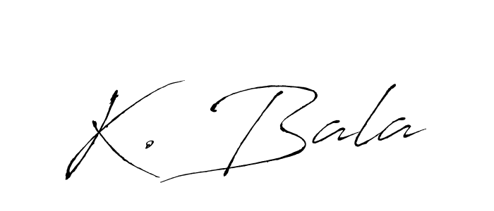 Here are the top 10 professional signature styles for the name K. Bala. These are the best autograph styles you can use for your name. K. Bala signature style 6 images and pictures png