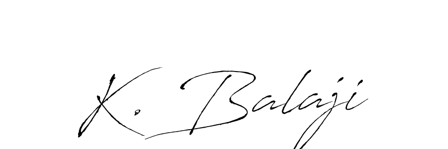 Make a beautiful signature design for name K. Balaji. With this signature (Antro_Vectra) style, you can create a handwritten signature for free. K. Balaji signature style 6 images and pictures png