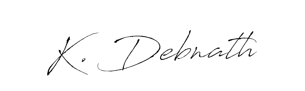 This is the best signature style for the K. Debnath name. Also you like these signature font (Antro_Vectra). Mix name signature. K. Debnath signature style 6 images and pictures png