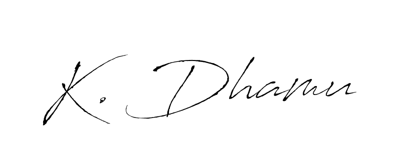 This is the best signature style for the K. Dhamu name. Also you like these signature font (Antro_Vectra). Mix name signature. K. Dhamu signature style 6 images and pictures png