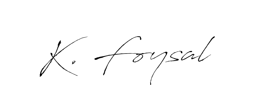 Make a beautiful signature design for name K. Foysal. Use this online signature maker to create a handwritten signature for free. K. Foysal signature style 6 images and pictures png