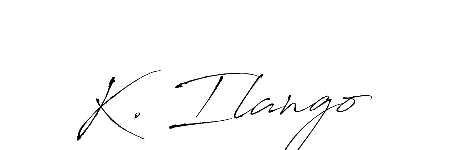 Once you've used our free online signature maker to create your best signature Antro_Vectra style, it's time to enjoy all of the benefits that K. Ilango name signing documents. K. Ilango signature style 6 images and pictures png