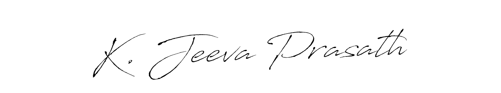 K. Jeeva Prasath stylish signature style. Best Handwritten Sign (Antro_Vectra) for my name. Handwritten Signature Collection Ideas for my name K. Jeeva Prasath. K. Jeeva Prasath signature style 6 images and pictures png