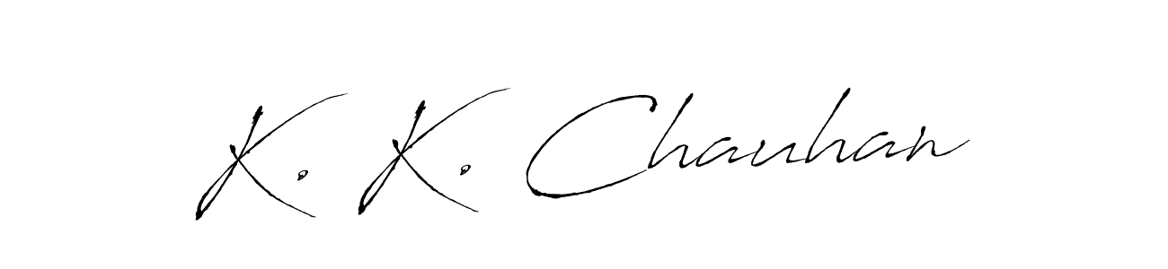 Here are the top 10 professional signature styles for the name K. K. Chauhan. These are the best autograph styles you can use for your name. K. K. Chauhan signature style 6 images and pictures png