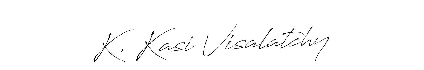 See photos of K. Kasi Visalatchy official signature by Spectra . Check more albums & portfolios. Read reviews & check more about Antro_Vectra font. K. Kasi Visalatchy signature style 6 images and pictures png
