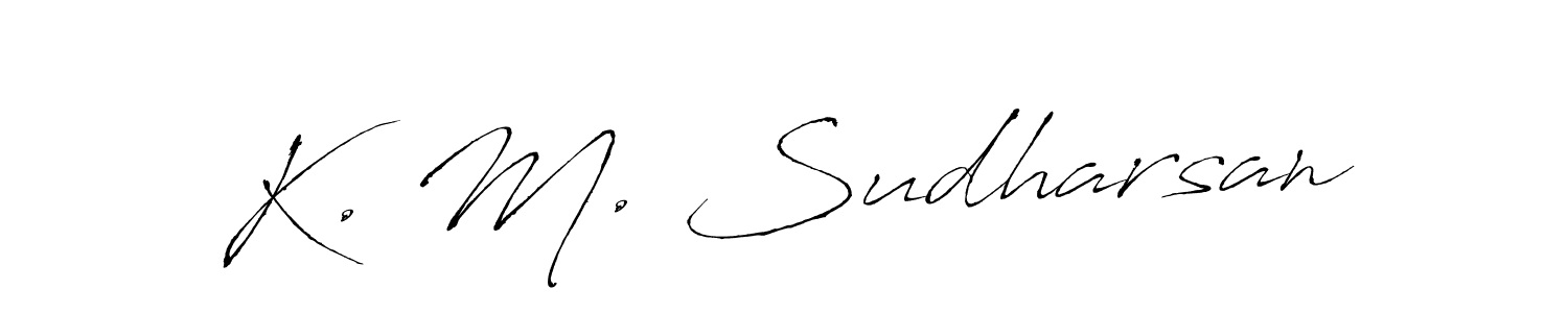 Also You can easily find your signature by using the search form. We will create K. M. Sudharsan name handwritten signature images for you free of cost using Antro_Vectra sign style. K. M. Sudharsan signature style 6 images and pictures png