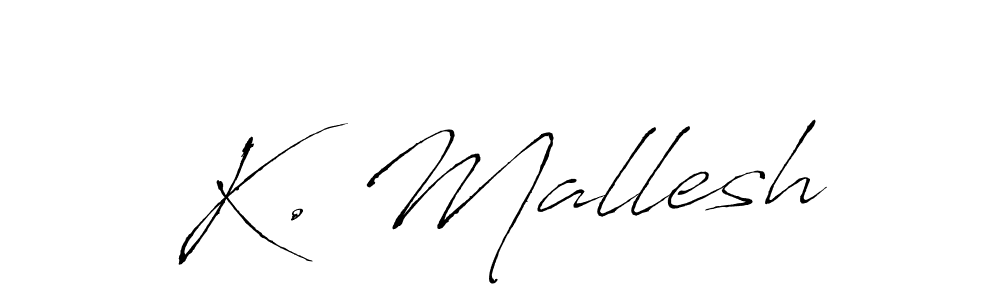 Similarly Antro_Vectra is the best handwritten signature design. Signature creator online .You can use it as an online autograph creator for name K. Mallesh. K. Mallesh signature style 6 images and pictures png