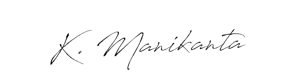 You can use this online signature creator to create a handwritten signature for the name K. Manikanta. This is the best online autograph maker. K. Manikanta signature style 6 images and pictures png