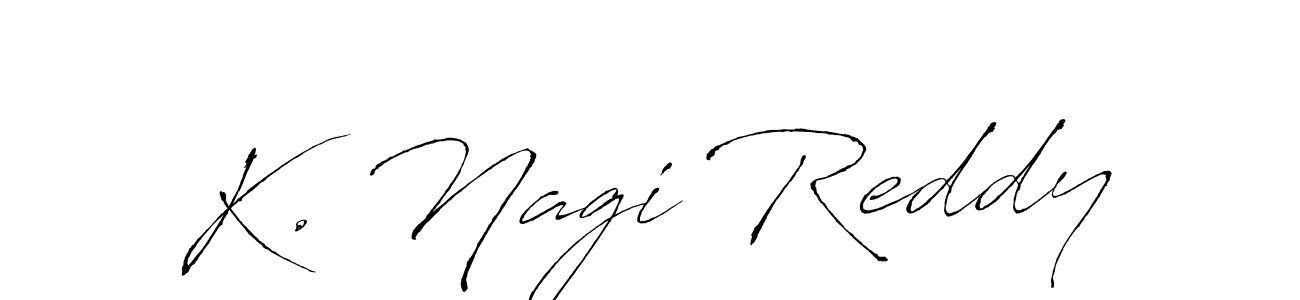 You should practise on your own different ways (Antro_Vectra) to write your name (K. Nagi Reddy) in signature. don't let someone else do it for you. K. Nagi Reddy signature style 6 images and pictures png