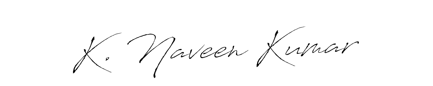 Similarly Antro_Vectra is the best handwritten signature design. Signature creator online .You can use it as an online autograph creator for name K. Naveen Kumar. K. Naveen Kumar signature style 6 images and pictures png