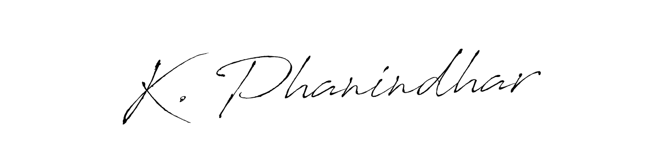 How to Draw K. Phanindhar signature style? Antro_Vectra is a latest design signature styles for name K. Phanindhar. K. Phanindhar signature style 6 images and pictures png