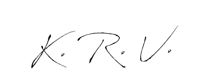 Also You can easily find your signature by using the search form. We will create K. R. V. name handwritten signature images for you free of cost using Antro_Vectra sign style. K. R. V. signature style 6 images and pictures png