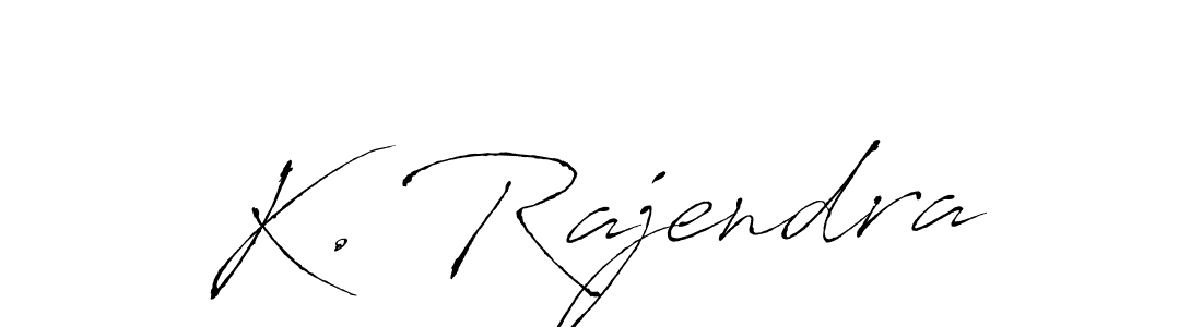 You should practise on your own different ways (Antro_Vectra) to write your name (K. Rajendra) in signature. don't let someone else do it for you. K. Rajendra signature style 6 images and pictures png