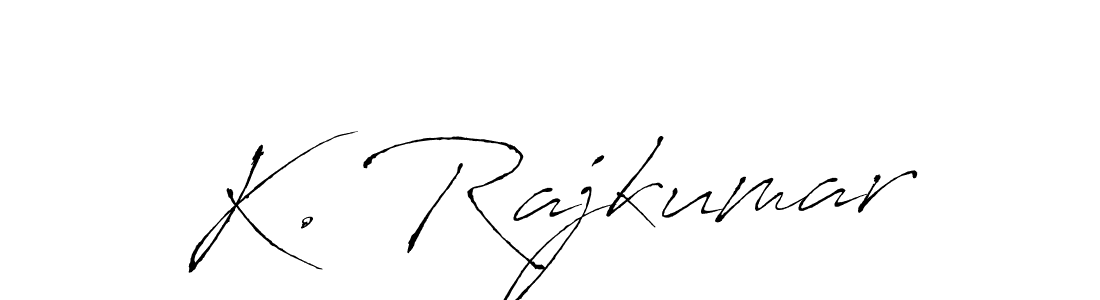 Make a beautiful signature design for name K. Rajkumar. Use this online signature maker to create a handwritten signature for free. K. Rajkumar signature style 6 images and pictures png