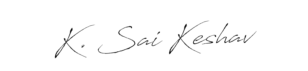 Make a beautiful signature design for name K. Sai Keshav. Use this online signature maker to create a handwritten signature for free. K. Sai Keshav signature style 6 images and pictures png