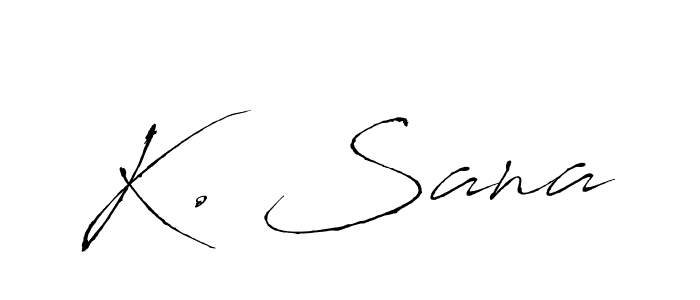 Make a short K. Sana signature style. Manage your documents anywhere anytime using Antro_Vectra. Create and add eSignatures, submit forms, share and send files easily. K. Sana signature style 6 images and pictures png