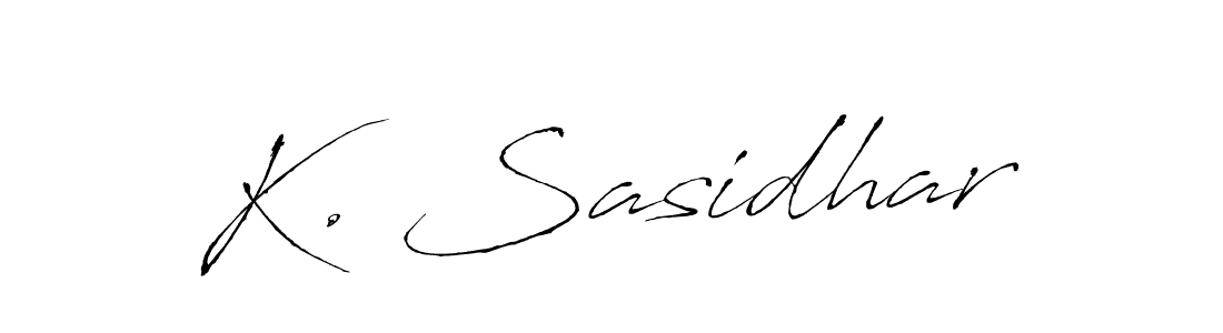 How to Draw K. Sasidhar signature style? Antro_Vectra is a latest design signature styles for name K. Sasidhar. K. Sasidhar signature style 6 images and pictures png