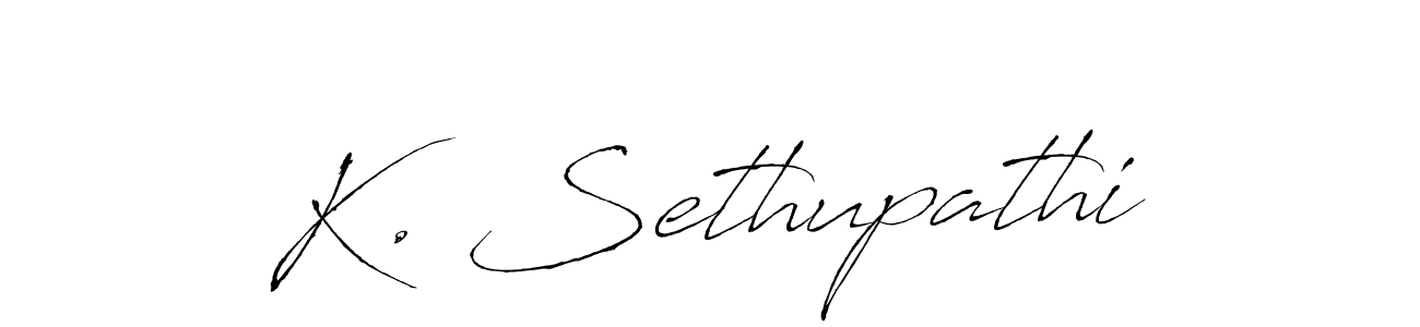 How to Draw K. Sethupathi signature style? Antro_Vectra is a latest design signature styles for name K. Sethupathi. K. Sethupathi signature style 6 images and pictures png