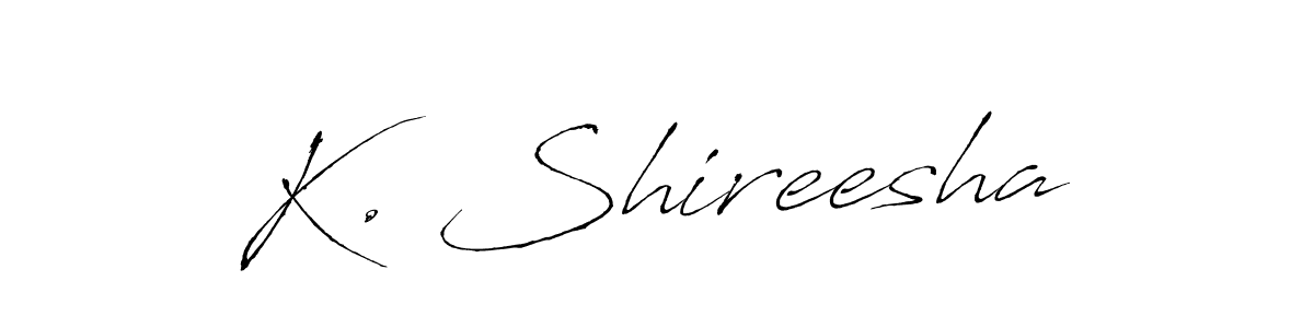 How to make K. Shireesha signature? Antro_Vectra is a professional autograph style. Create handwritten signature for K. Shireesha name. K. Shireesha signature style 6 images and pictures png