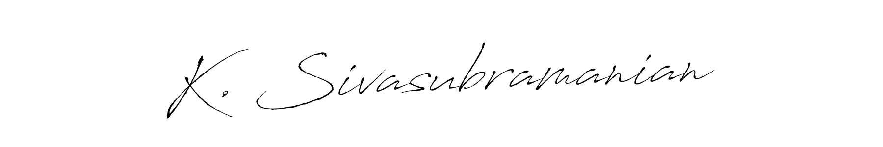 Once you've used our free online signature maker to create your best signature Antro_Vectra style, it's time to enjoy all of the benefits that K. Sivasubramanian name signing documents. K. Sivasubramanian signature style 6 images and pictures png