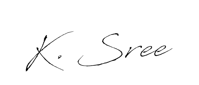 Once you've used our free online signature maker to create your best signature Antro_Vectra style, it's time to enjoy all of the benefits that K. Sree name signing documents. K. Sree signature style 6 images and pictures png