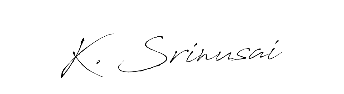 Make a beautiful signature design for name K. Srinusai. Use this online signature maker to create a handwritten signature for free. K. Srinusai signature style 6 images and pictures png