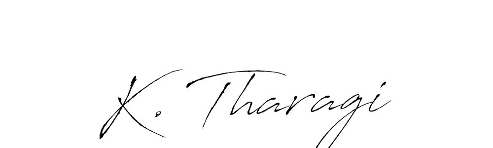 Similarly Antro_Vectra is the best handwritten signature design. Signature creator online .You can use it as an online autograph creator for name K. Tharagi. K. Tharagi signature style 6 images and pictures png