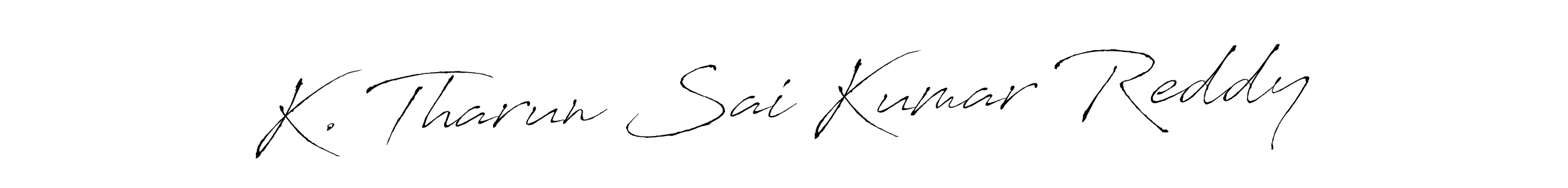 Also we have K. Tharun Sai Kumar Reddy name is the best signature style. Create professional handwritten signature collection using Antro_Vectra autograph style. K. Tharun Sai Kumar Reddy signature style 6 images and pictures png