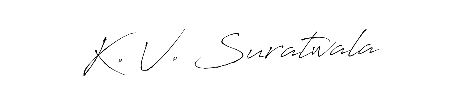 Once you've used our free online signature maker to create your best signature Antro_Vectra style, it's time to enjoy all of the benefits that K. V. Suratwala name signing documents. K. V. Suratwala signature style 6 images and pictures png