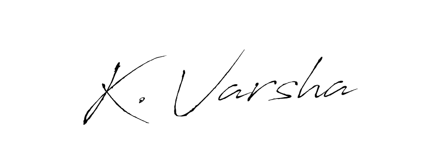 Also we have K. Varsha name is the best signature style. Create professional handwritten signature collection using Antro_Vectra autograph style. K. Varsha signature style 6 images and pictures png