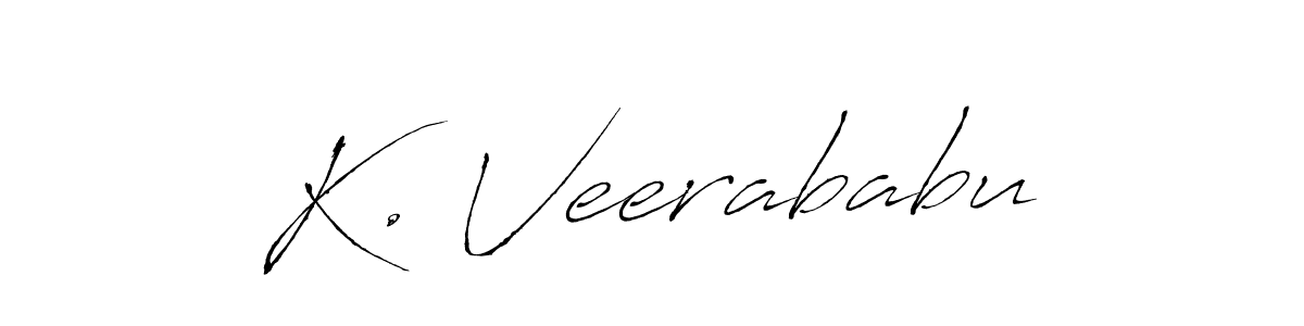 Similarly Antro_Vectra is the best handwritten signature design. Signature creator online .You can use it as an online autograph creator for name K. Veerababu. K. Veerababu signature style 6 images and pictures png