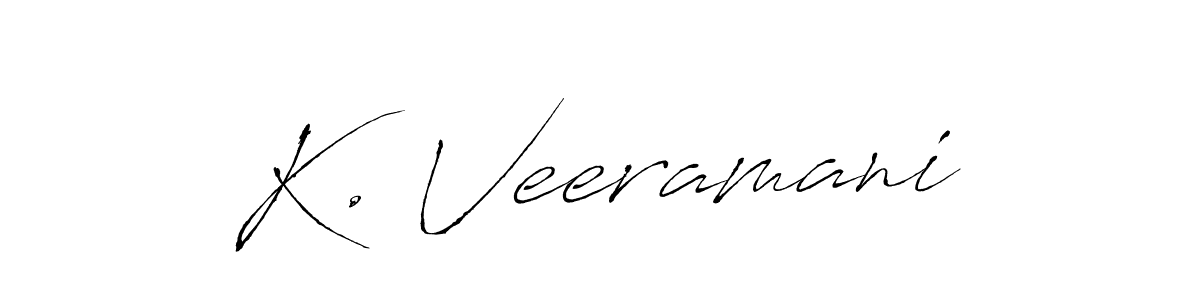 Also we have K. Veeramani name is the best signature style. Create professional handwritten signature collection using Antro_Vectra autograph style. K. Veeramani signature style 6 images and pictures png