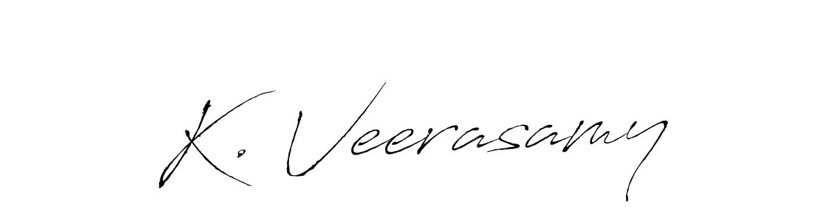 Use a signature maker to create a handwritten signature online. With this signature software, you can design (Antro_Vectra) your own signature for name K. Veerasamy. K. Veerasamy signature style 6 images and pictures png