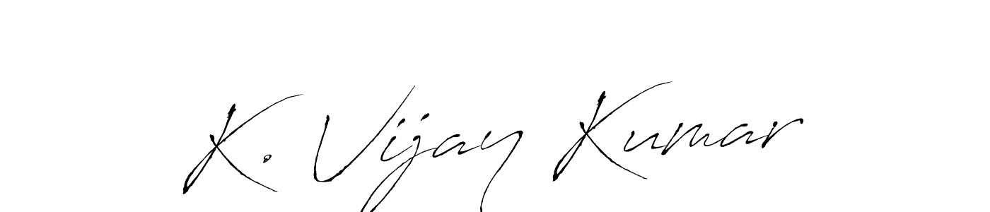 It looks lik you need a new signature style for name K. Vijay Kumar. Design unique handwritten (Antro_Vectra) signature with our free signature maker in just a few clicks. K. Vijay Kumar signature style 6 images and pictures png