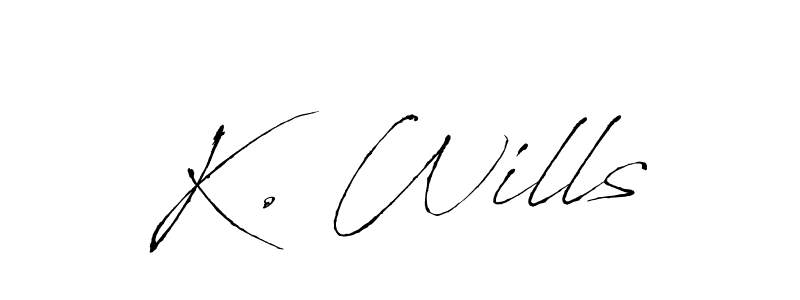 It looks lik you need a new signature style for name K. Wills. Design unique handwritten (Antro_Vectra) signature with our free signature maker in just a few clicks. K. Wills signature style 6 images and pictures png