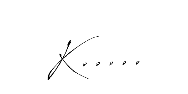 Antro_Vectra is a professional signature style that is perfect for those who want to add a touch of class to their signature. It is also a great choice for those who want to make their signature more unique. Get K..... name to fancy signature for free. K..... signature style 6 images and pictures png