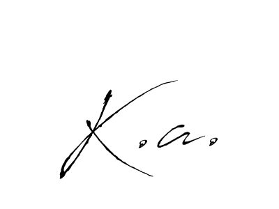 This is the best signature style for the K.a. name. Also you like these signature font (Antro_Vectra). Mix name signature. K.a. signature style 6 images and pictures png