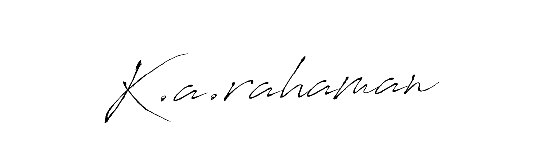 You can use this online signature creator to create a handwritten signature for the name K.a.rahaman. This is the best online autograph maker. K.a.rahaman signature style 6 images and pictures png
