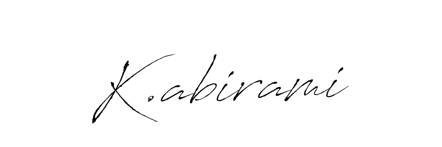 This is the best signature style for the K.abirami name. Also you like these signature font (Antro_Vectra). Mix name signature. K.abirami signature style 6 images and pictures png