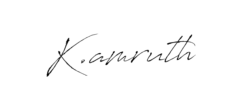 It looks lik you need a new signature style for name K.amruth. Design unique handwritten (Antro_Vectra) signature with our free signature maker in just a few clicks. K.amruth signature style 6 images and pictures png