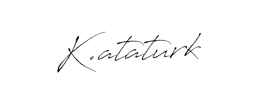 How to Draw K.ataturk signature style? Antro_Vectra is a latest design signature styles for name K.ataturk. K.ataturk signature style 6 images and pictures png