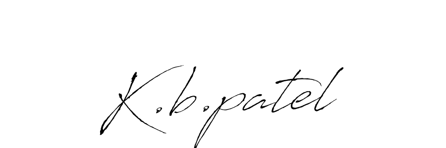 Make a beautiful signature design for name K.b.patel. Use this online signature maker to create a handwritten signature for free. K.b.patel signature style 6 images and pictures png