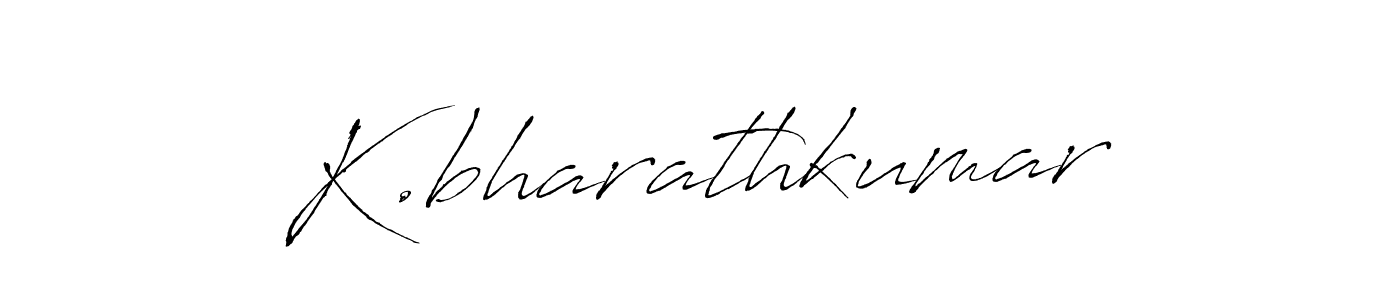 How to make K.bharathkumar signature? Antro_Vectra is a professional autograph style. Create handwritten signature for K.bharathkumar name. K.bharathkumar signature style 6 images and pictures png