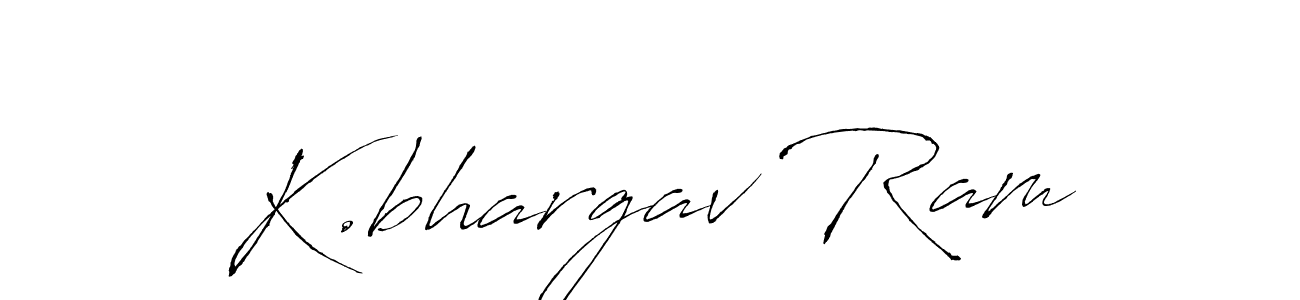 This is the best signature style for the K.bhargav Ram name. Also you like these signature font (Antro_Vectra). Mix name signature. K.bhargav Ram signature style 6 images and pictures png