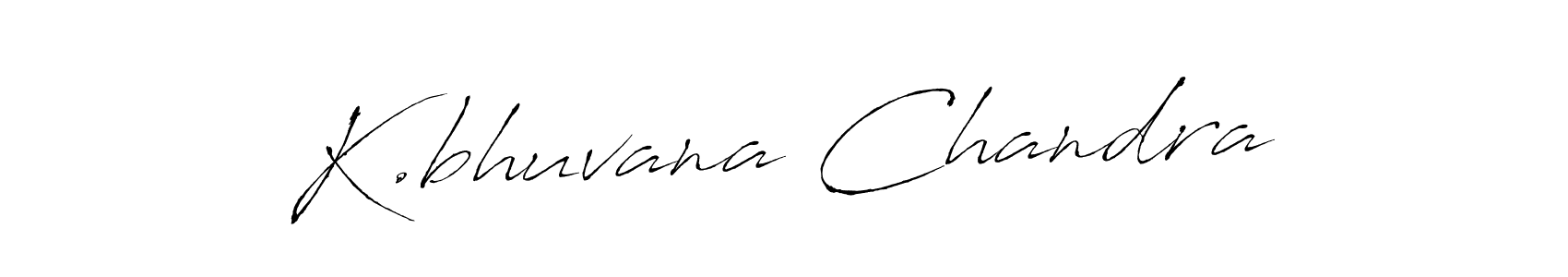 K.bhuvana Chandra stylish signature style. Best Handwritten Sign (Antro_Vectra) for my name. Handwritten Signature Collection Ideas for my name K.bhuvana Chandra. K.bhuvana Chandra signature style 6 images and pictures png