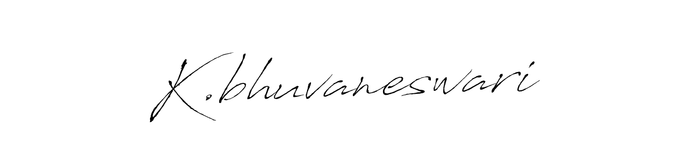 You should practise on your own different ways (Antro_Vectra) to write your name (K.bhuvaneswari) in signature. don't let someone else do it for you. K.bhuvaneswari signature style 6 images and pictures png