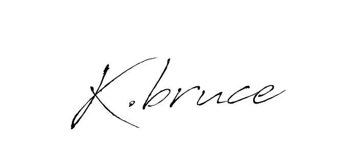 How to make K.bruce name signature. Use Antro_Vectra style for creating short signs online. This is the latest handwritten sign. K.bruce signature style 6 images and pictures png